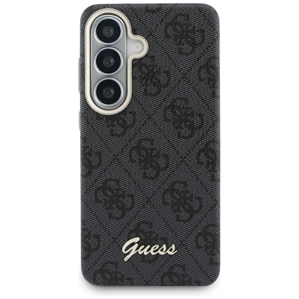 MagSafe-kotelo Samsung Galaxy S26 S942:lle, Guess, 4G Script Logo, Musta