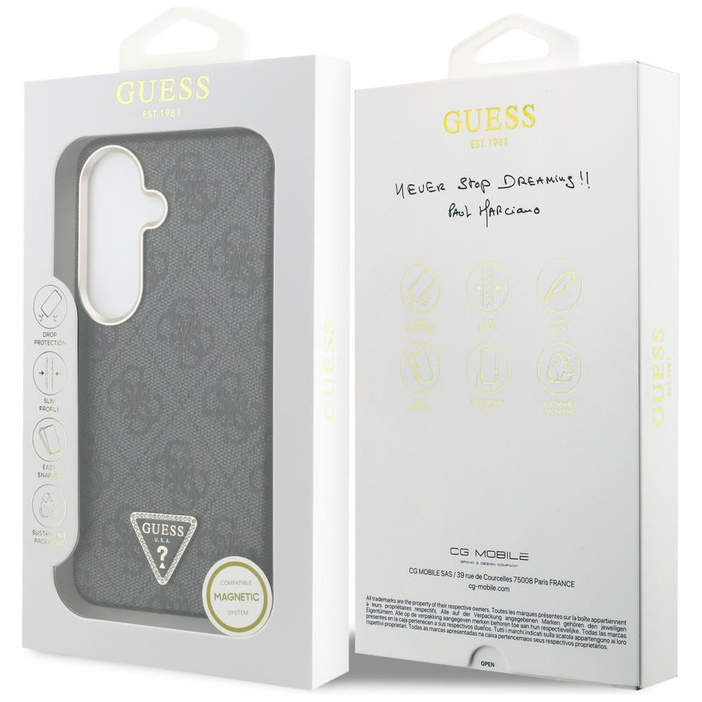 MagSafe-kotelo Samsung Galaxy S26 S942:lle, Guess, 4G Triangle Logo, Musta