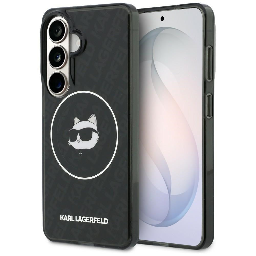 MagSafe-kotelo Samsung Galaxy S26 S942:lle, Karl Lagerfeld, IML Choupette Head on KL Repeated Logo, Musta