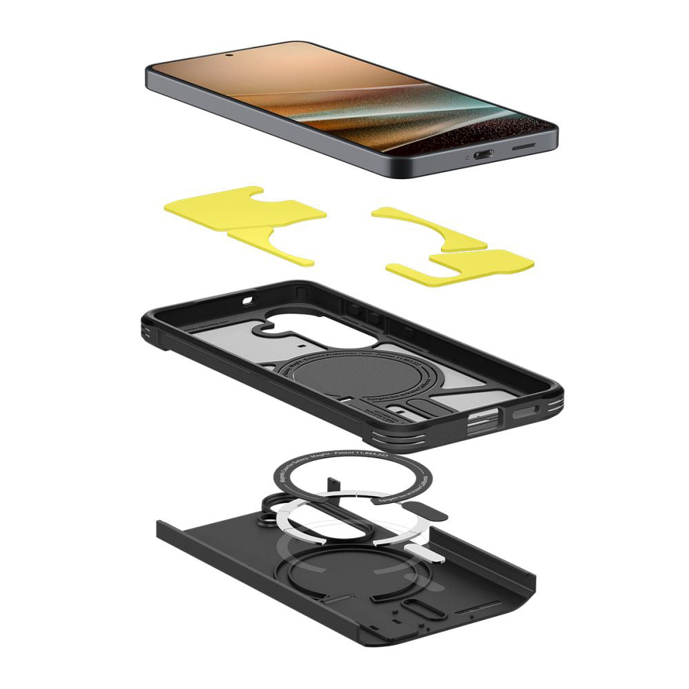 MagSafe-kotelo Samsung Galaxy S26 S942:lle, Spigen, Tough Armor, Musta ACS10738