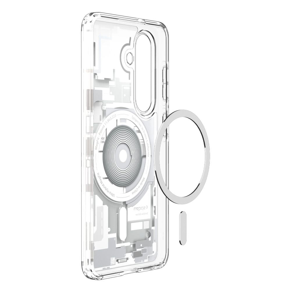 MagSafe-kotelo Samsung Galaxy S26 S942:lle, Spigen, Ultra Hybrid Zero One, Valkoinen ACS10737