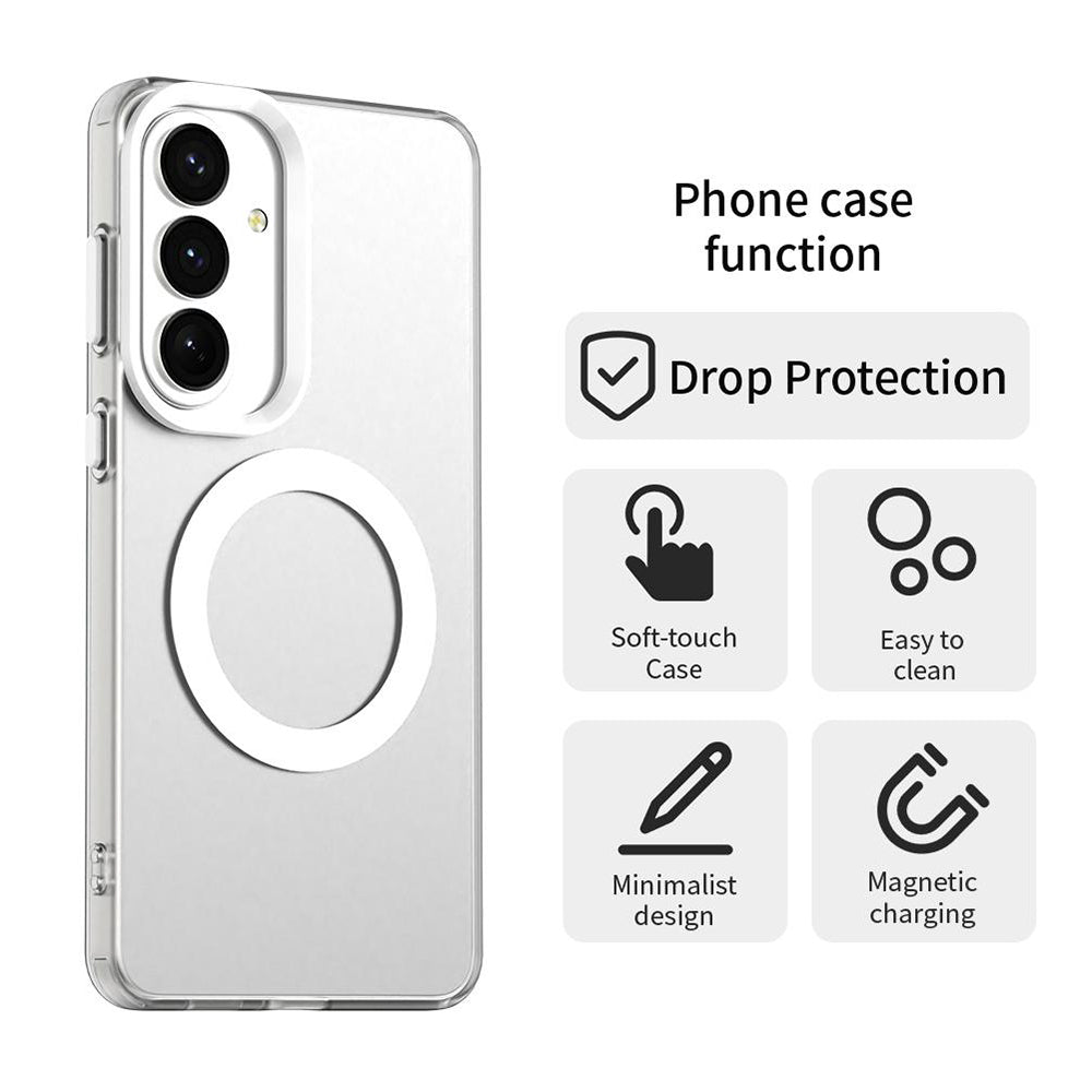 MagSafe-kotelo Samsung Galaxy S26 S942:lle, Techsuit, CandyCase, Valkoinen