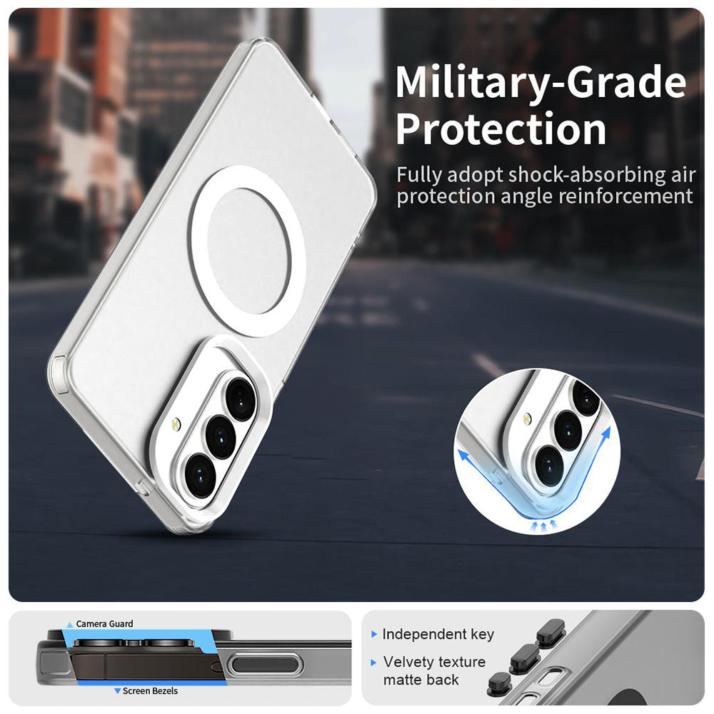 MagSafe-kotelo Samsung Galaxy S26 S942:lle, Techsuit, CandyCase, Valkoinen