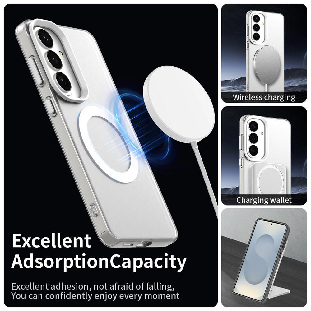 MagSafe-kotelo Samsung Galaxy S26 S942:lle, Techsuit, CandyCase, Valkoinen