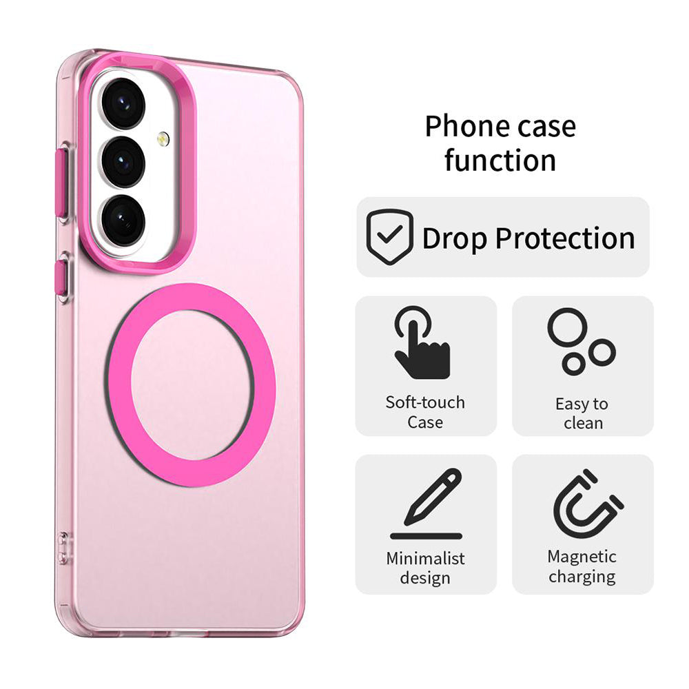 MagSafe-kotelo Samsung Galaxy S26 S942:lle, Techsuit, CandyCase, Pinkki