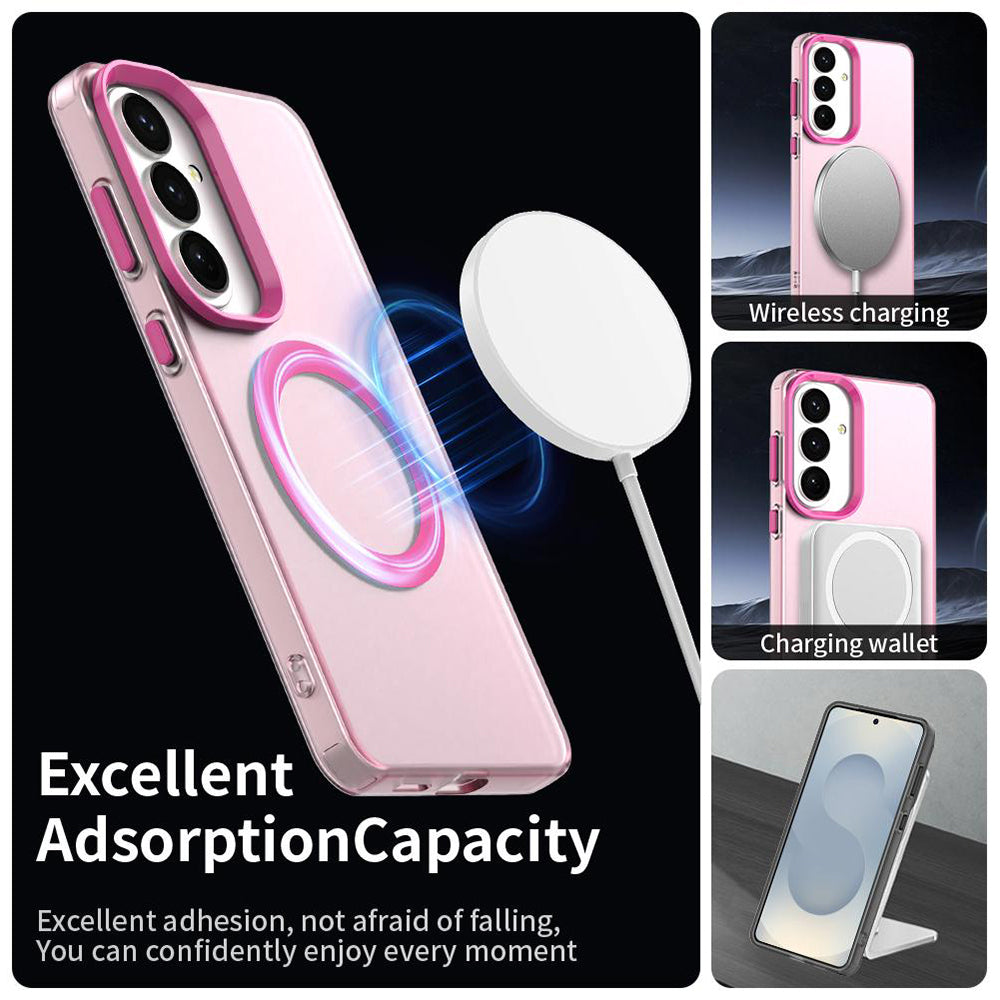 MagSafe-kotelo Samsung Galaxy S26 S942:lle, Techsuit, CandyCase, Pinkki