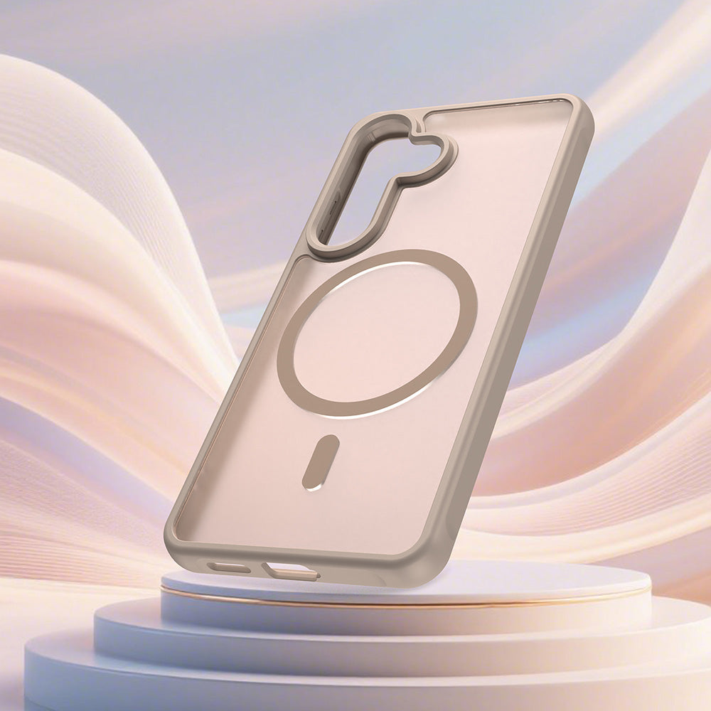 MagSafe-kotelo Samsung Galaxy S26 S942:lle, Techsuit, HaloFrost II, Kultainen