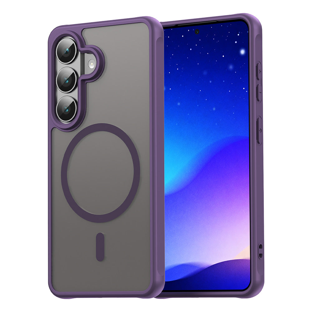 MagSafe-kotelo Samsung Galaxy S26 S942:lle, Techsuit, HaloFrost II, Violetti