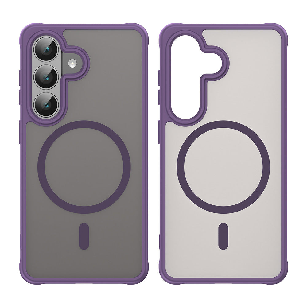 MagSafe-kotelo Samsung Galaxy S26 S942:lle, Techsuit, HaloFrost II, Violetti