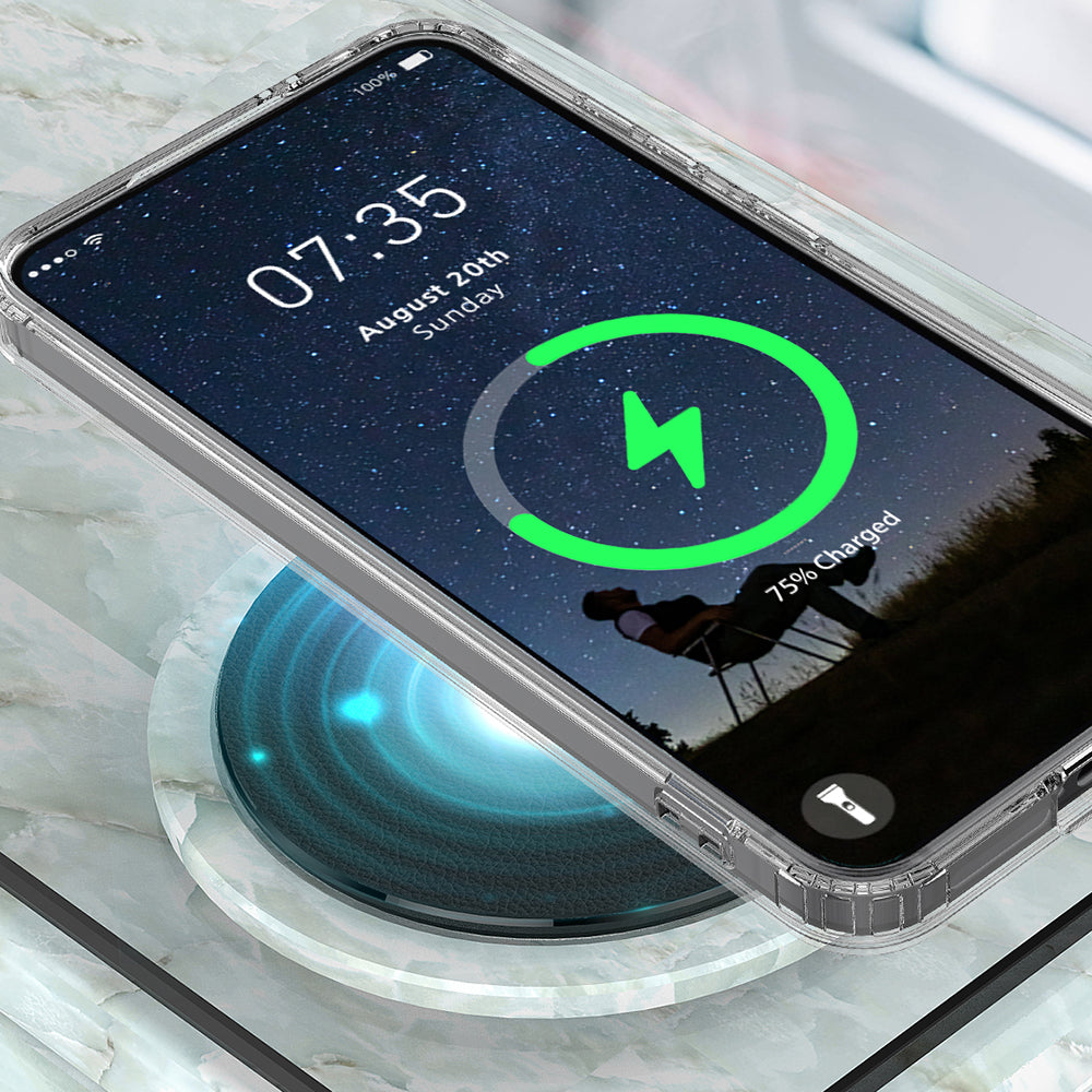 MagSafe-kotelo Samsung Galaxy S26 S942:lle, Techsuit, Pro, Läpinäkyvä