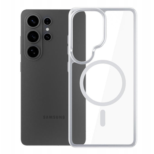 MagSafe-kotelo Samsung Galaxy S26 Ultra, 3MK, Armor MagCase, Läpinäkyvä