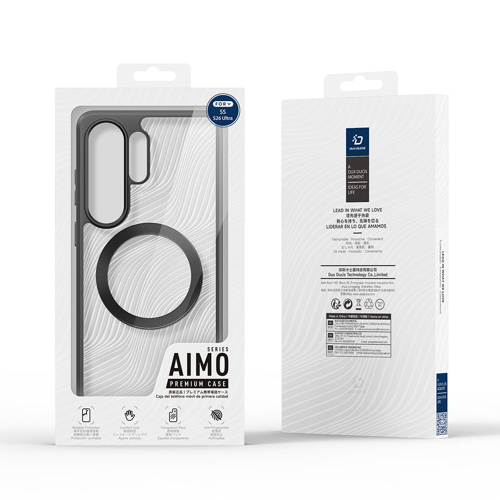 MagSafe-kuori Samsung Galaxy S26 Ultra S948:lle, DUX DUCIS, Aimo, Musta