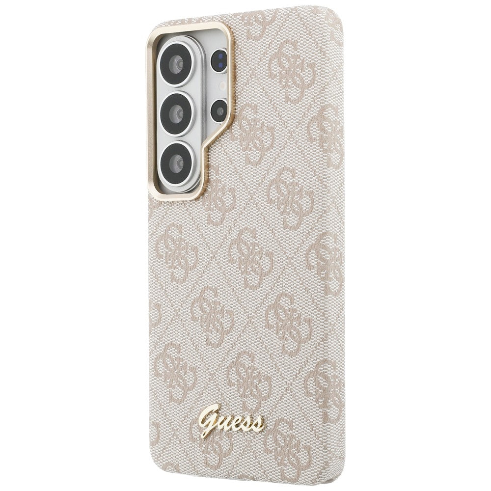 MagSafe-kotelo Samsung Galaxy S26 Ultra S948:lle, Guess, 4G Script Logo, Pinkki