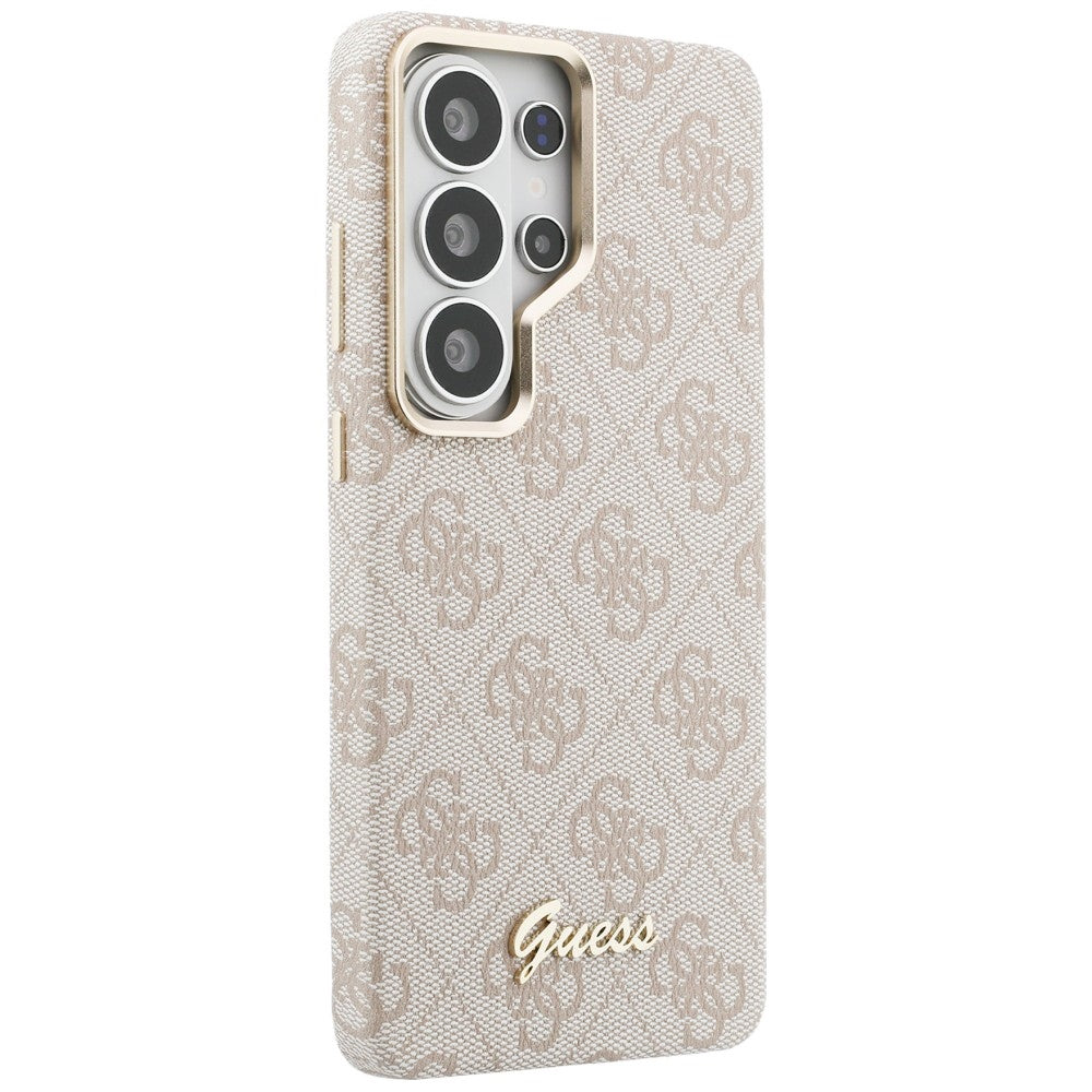 MagSafe-kotelo Samsung Galaxy S26 Ultra S948:lle, Guess, 4G Script Logo, Pinkki
