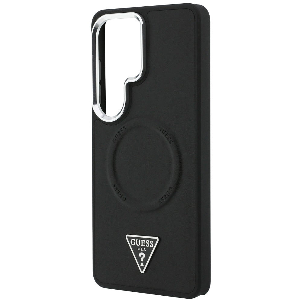 MagSafe-kotelo Samsung Galaxy S26 Ultra S948:lle, Guess, Embossed Ring Triangle Logo, Musta
