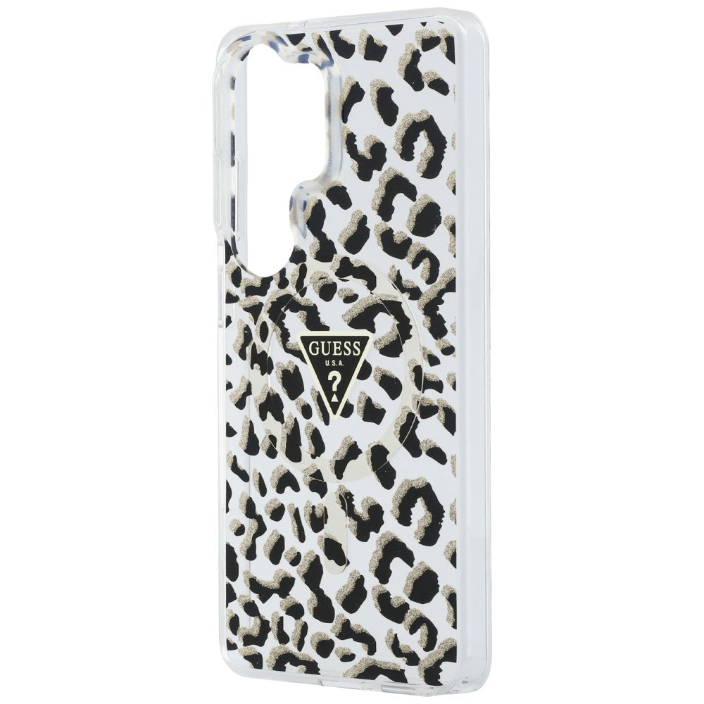 MagSafe-kotelo Samsung Galaxy S26 Ultra S948:lle, Guess, IML Leopard -kuosi, Musta