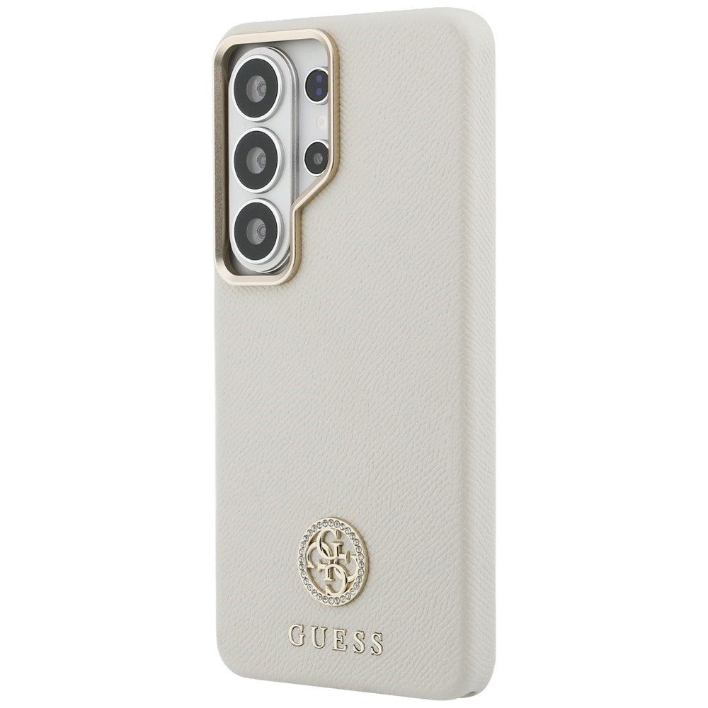 MagSafe-kotelo Samsung Galaxy S26 Ultra S948:lle, Guess, Rhinestone Round Logo, Beige
