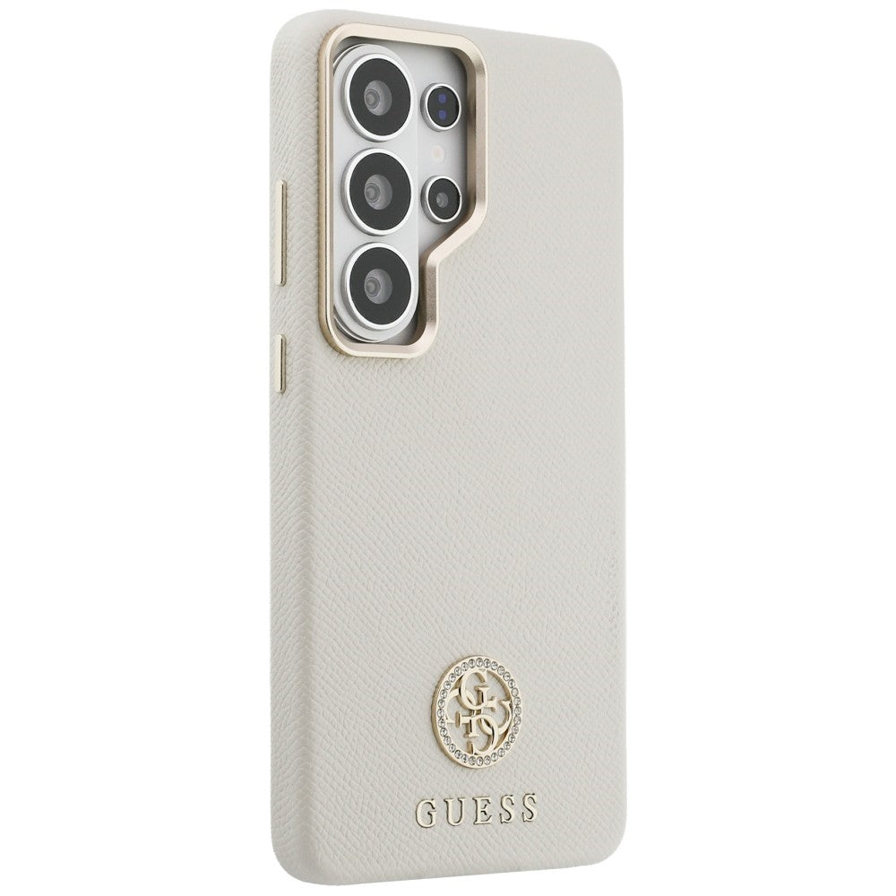MagSafe-kotelo Samsung Galaxy S26 Ultra S948:lle, Guess, Rhinestone Round Logo, Beige