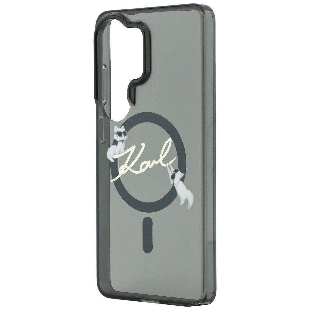 MagSafe-kotelo Samsung Galaxy S26 Ultra S948:lle, Karl Lagerfeld, IML Choupette Karl Script Logo, Musta
