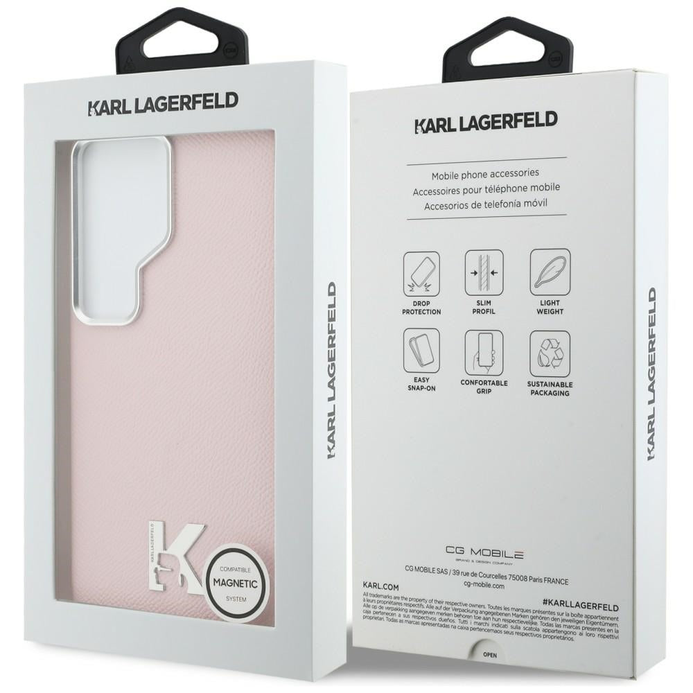 MagSafe-kotelo Samsung Galaxy S26 Ultra S948:lle, Karl Lagerfeld, Karl Head Logo, Pinkki