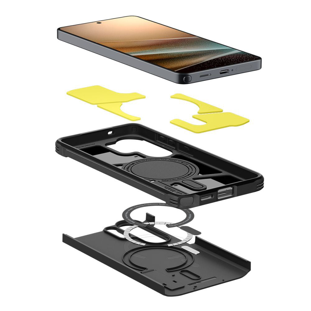 MagSafe-kotelo Samsung Galaxy S26 Ultra S948:lle, Spigen, Tough Armor, Musta ACS10684