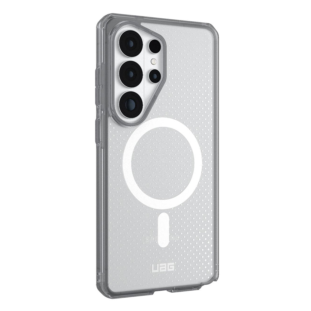 MagSafe-kuori Samsung Galaxy S26 Ultra S948:lle, Urban Armor Gear, Dot, Harmaa läpinäkyvä
