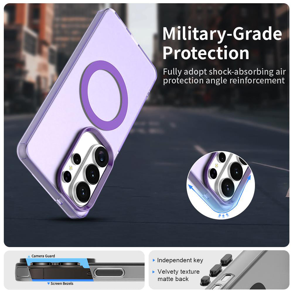 MagSafe-kotelo Samsung Galaxy S26 Ultra S948:lle, Techsuit, CandyCase, Violetti