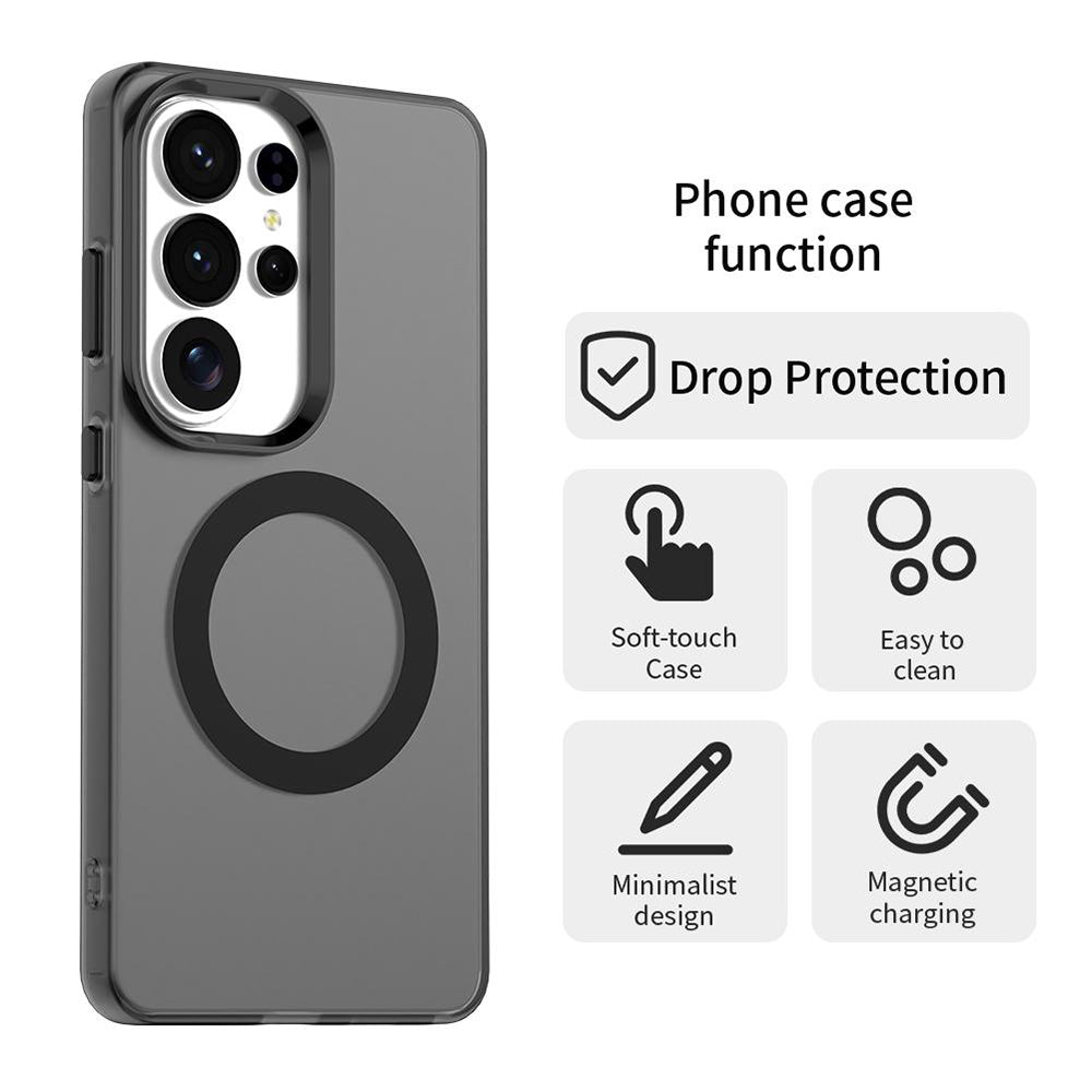 MagSafe-kotelo Samsung Galaxy S26 Ultra S948:lle, Techsuit, CandyCase, Musta