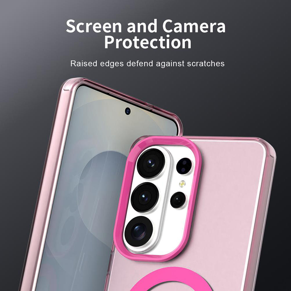 MagSafe-kotelo Samsung Galaxy S26 Ultra S948:lle, Techsuit, CandyCase, Pinkki