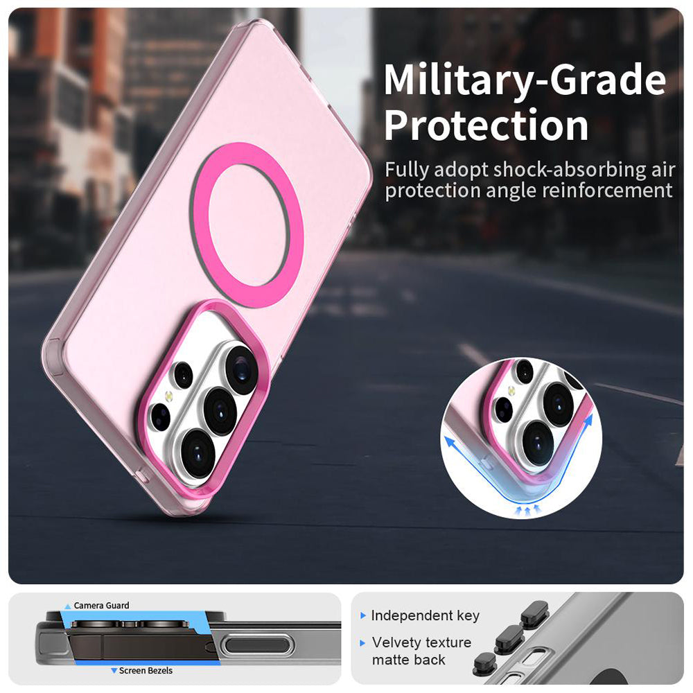 MagSafe-kotelo Samsung Galaxy S26 Ultra S948:lle, Techsuit, CandyCase, Pinkki