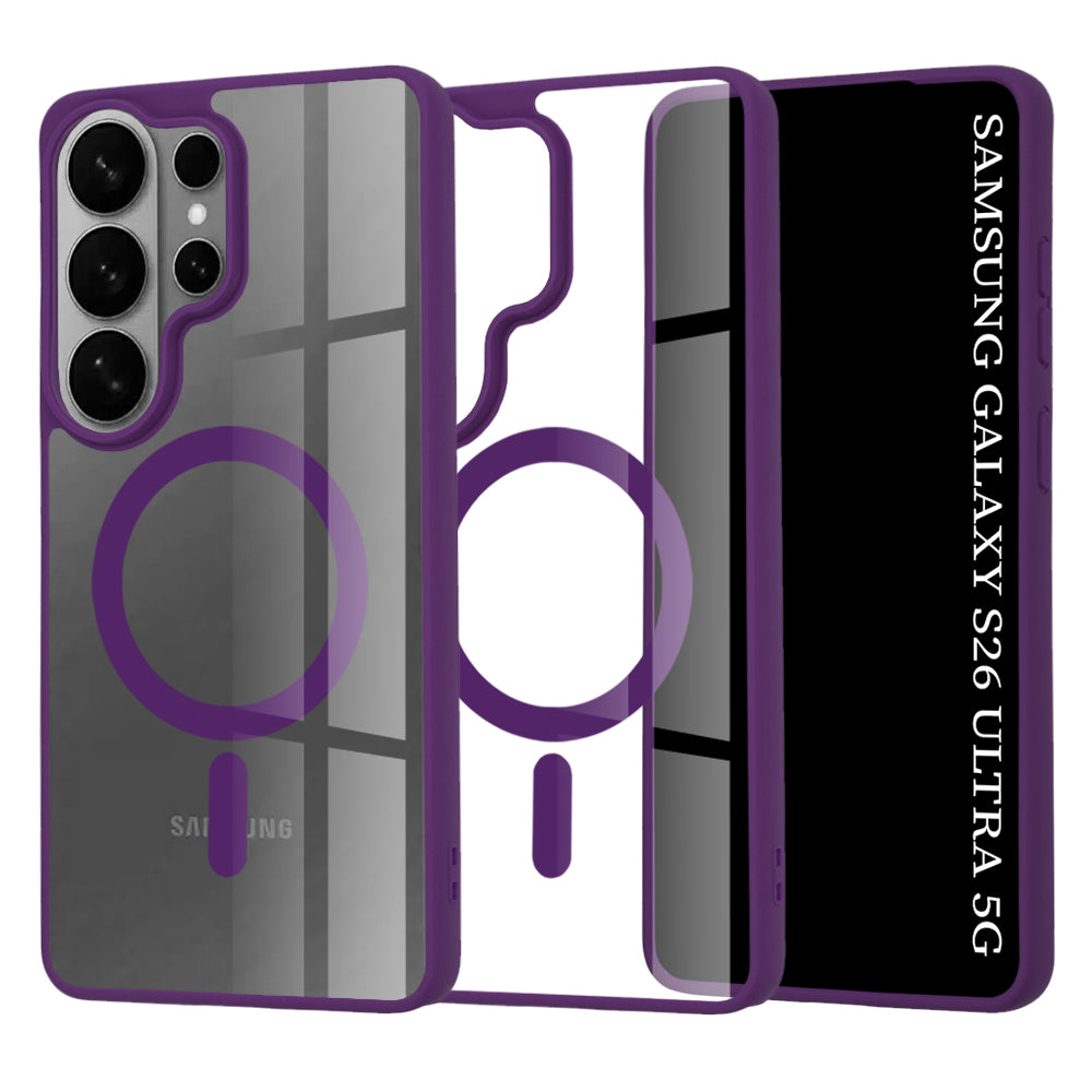 MagSafe-kotelo Samsung Galaxy S26 Ultra, Techsuit, Pro, Violetti