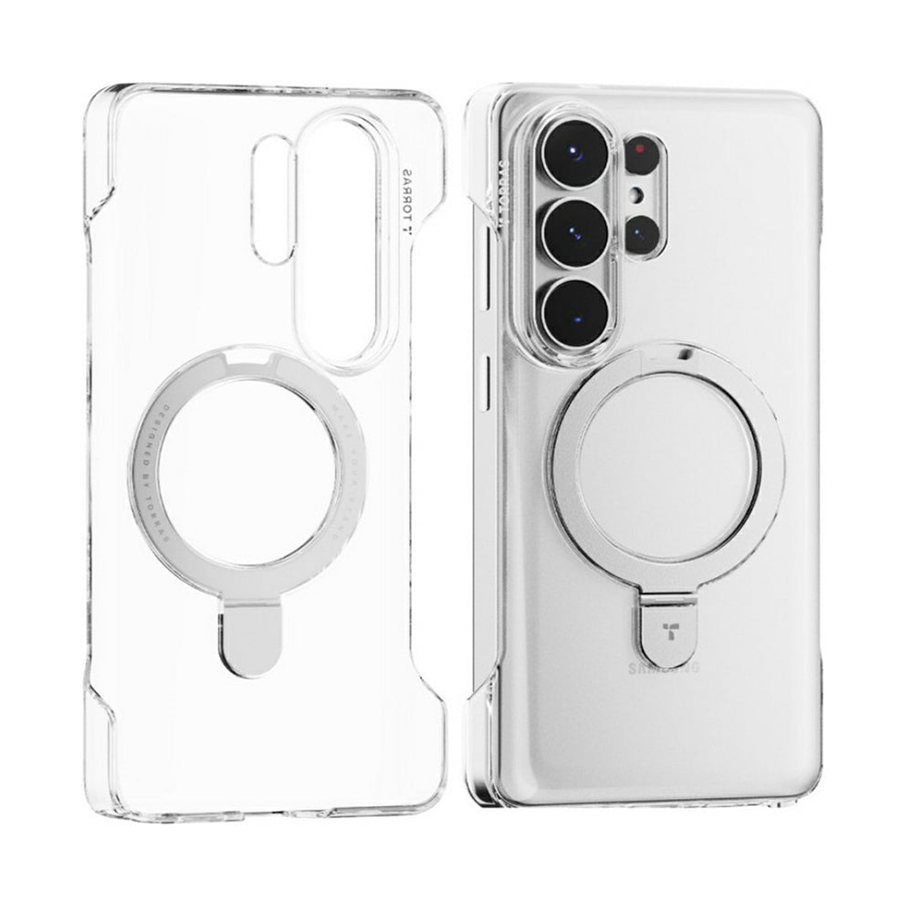 MagSafe-kotelo Samsung Galaxy S26 Ultra S948:lle, Torras, Ostand Slim, Läpinäkyvä