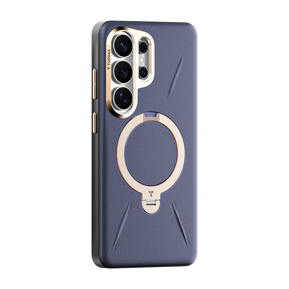 MagSafe-kotelo Samsung Galaxy S26 Ultra S948:lle, Torras, QPRO Leather, Violetti