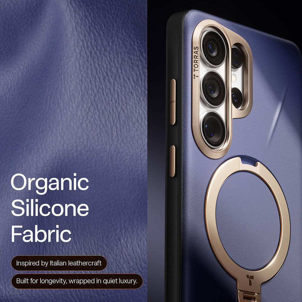 MagSafe-kotelo Samsung Galaxy S26 Ultra S948:lle, Torras, QPRO Leather, Violetti