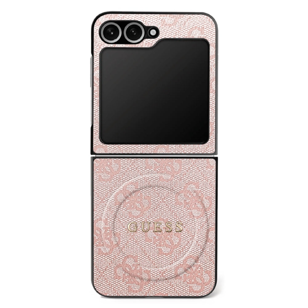 MagSafe-kotelo Samsung Galaxy Z Flip7 F766:lle, Guess, 4G Collection, Pinkki