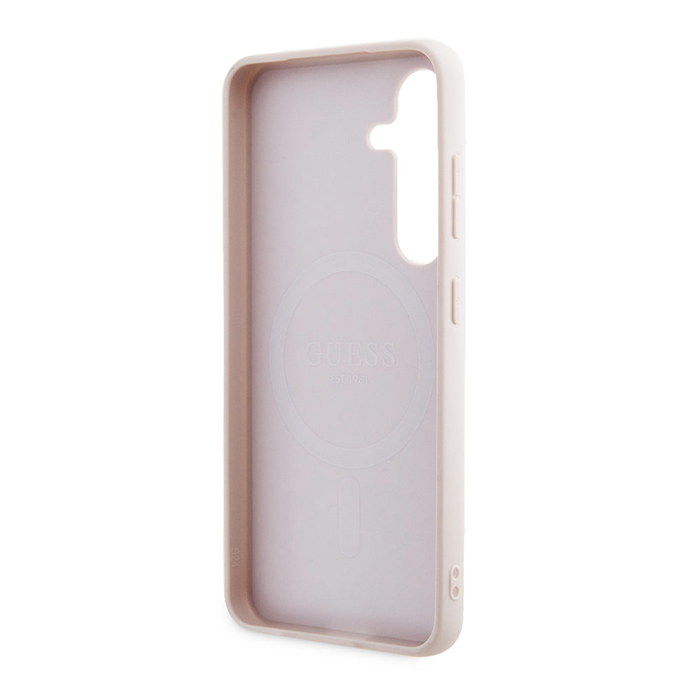 MagSafe-kotelo Samsung Galaxy Z Flip7 F766:lle, Guess, 4G Collection, Pinkki