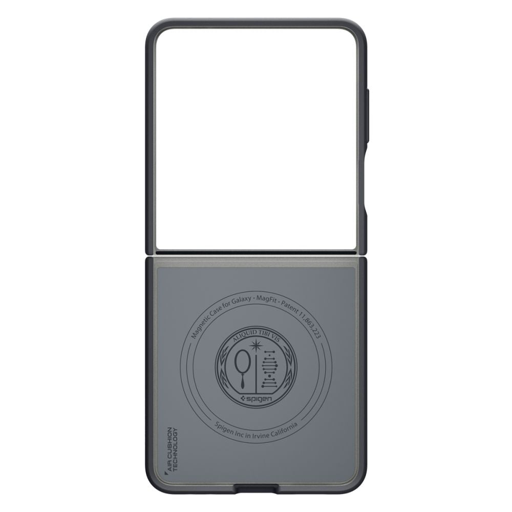 MagSafe-kotelo Samsung Galaxy Z Flip7 F766:lle, Spigen, Caseology Nano Pop, Musta ACS11158
