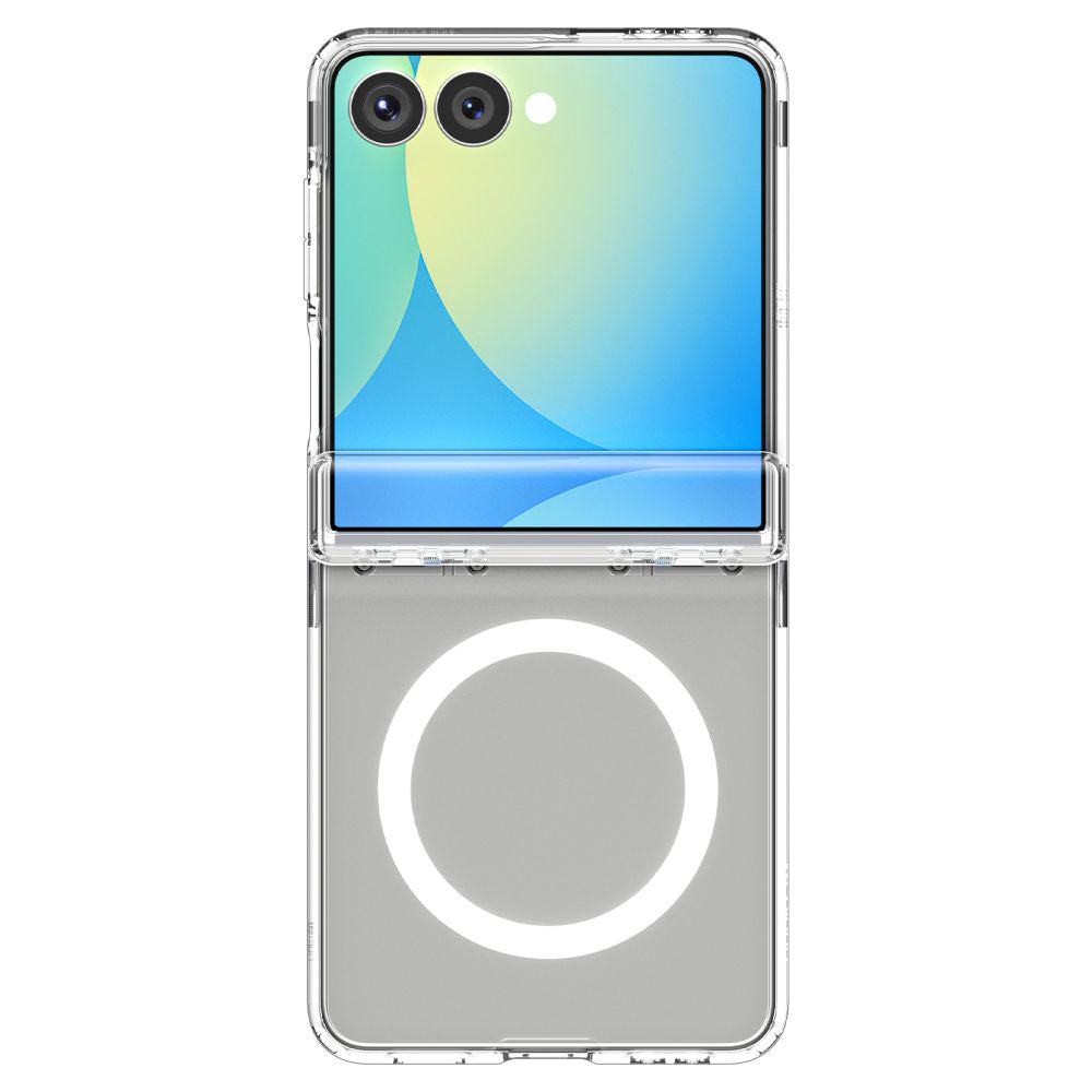 MagSafe-kotelo Samsung Galaxy Z Flip7 F766:lle, Spigen, Ultra Hybrid Pro, Läpinäkyvä ACS09559