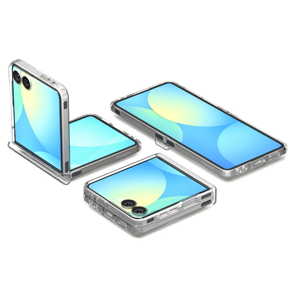 MagSafe-kotelo Samsung Galaxy Z Flip7 F766:lle, Spigen, Ultra Hybrid Pro, Läpinäkyvä ACS09559