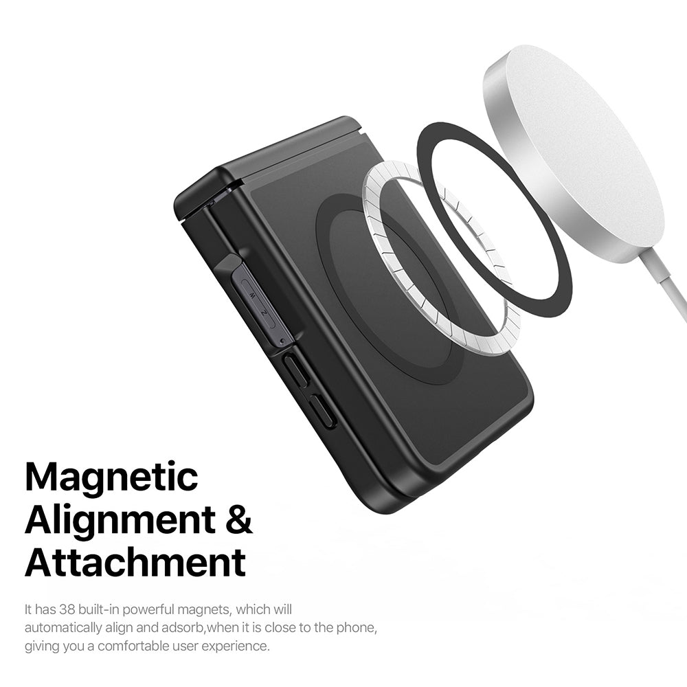 MagSafe-kuori Samsung Galaxy Z Flip8 F776:lle, DUX DUCIS, Yind, Vaaleanpunainen
