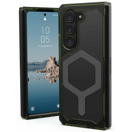 MagSafe-kuori Samsung Galaxy Z Fold5 F946:lle, Urban Armor Gear, Plyo Pro, Vihreänharmaa