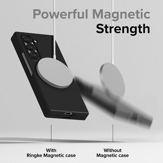 MagSafe-kotelo Samsung Galaxy Z Fold6 F956:lle, Ringke, Slim, Musta