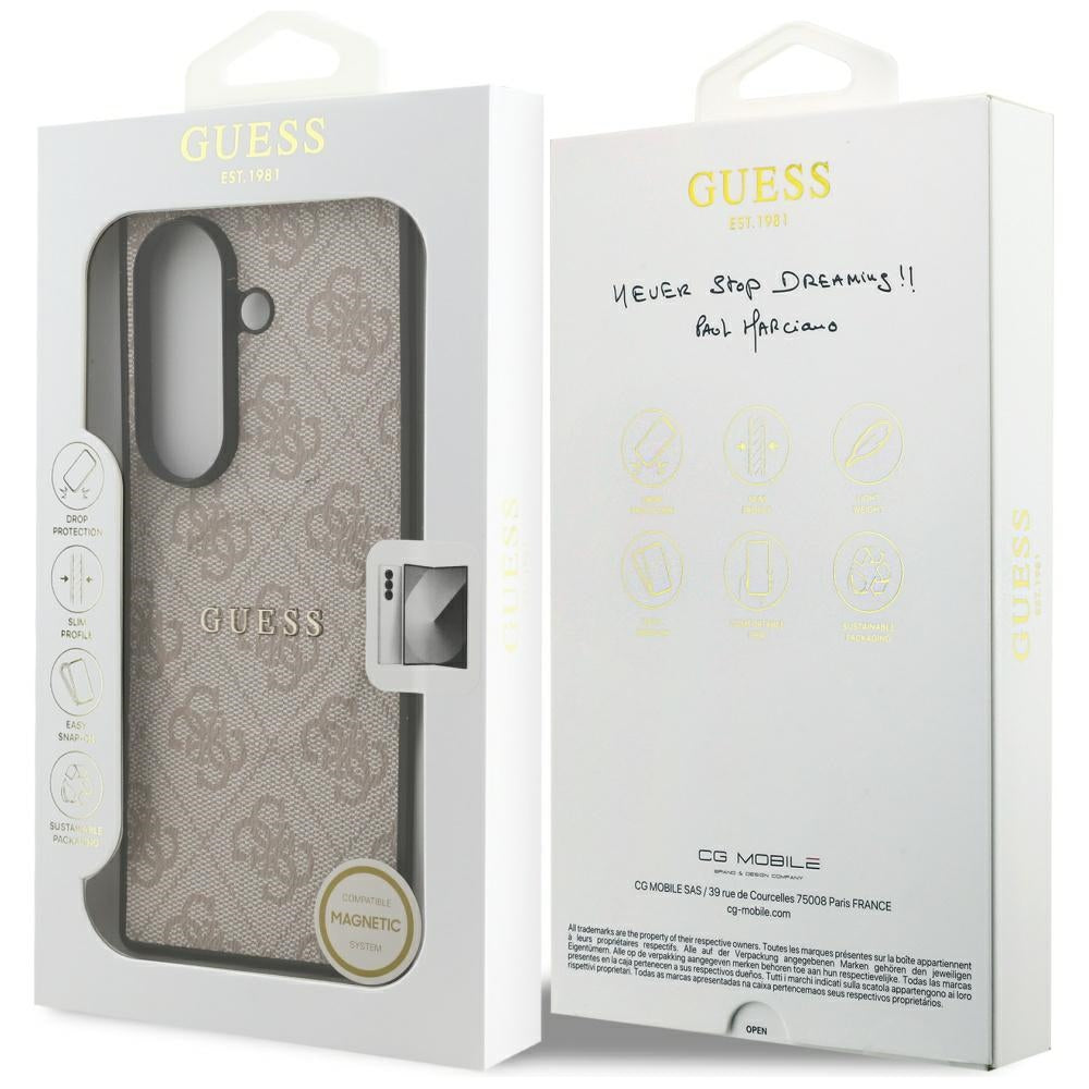 MagSafe-kotelo Samsung Galaxy Z Fold7 F966:lle, Guess, 4G Classic, Pinkki