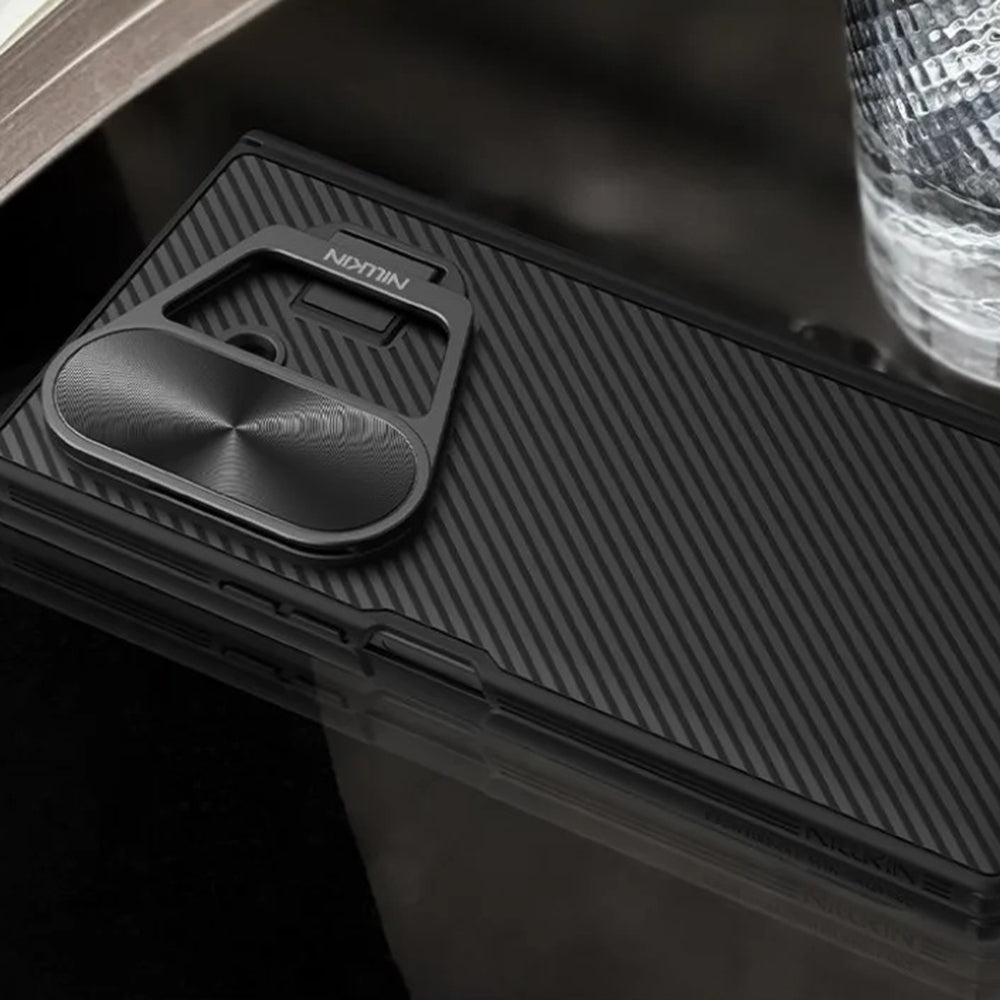 MagSafe-kuori Samsung Galaxy Z Fold7 F966:lle, Nillkin, CamShield Prop metallilinssinsuojalla, musta