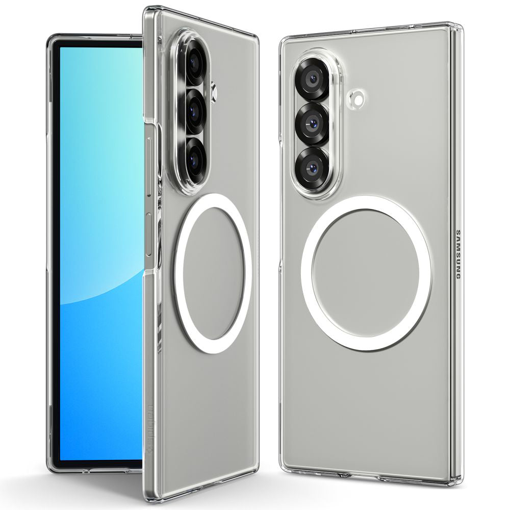 MagSafe-kotelo Samsung Galaxy Z Fold7 F966:lle, Spigen, Air Skin, Läpinäkyvä ACS09545