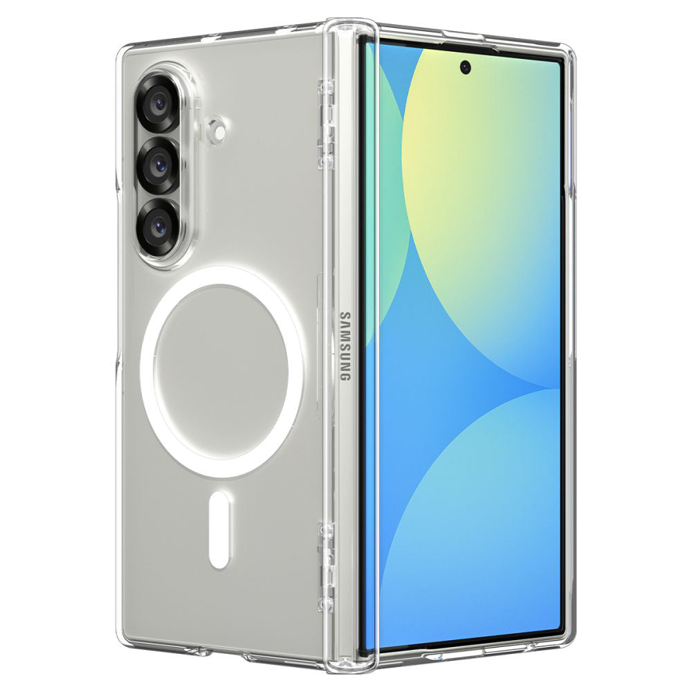MagSafe-kotelo Samsung Galaxy Z Fold7 F966:lle, Spigen, Ultra Hybrid Pro, Läpinäkyvä ACS09546