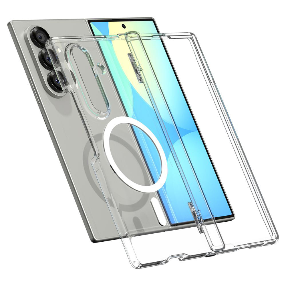 MagSafe-kotelo Samsung Galaxy Z Fold7 F966:lle, Spigen, Ultra Hybrid Pro, Läpinäkyvä ACS09546