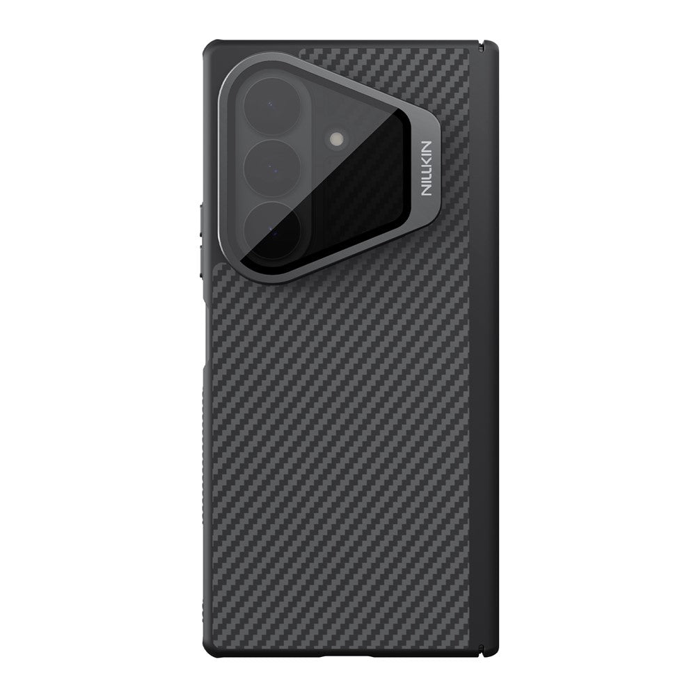 MagSafe-kuori Samsung Galaxy Z Fold8 Ultra F976:lle, Nillkin, CarboProp läpinäkyvällä mustalla linssinsuojalla, musta