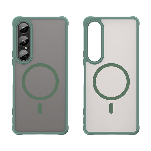 MagSafe-kuori Sony Xperia 1 VII:lle, Techsuit, HaloFrost II, Vihreä