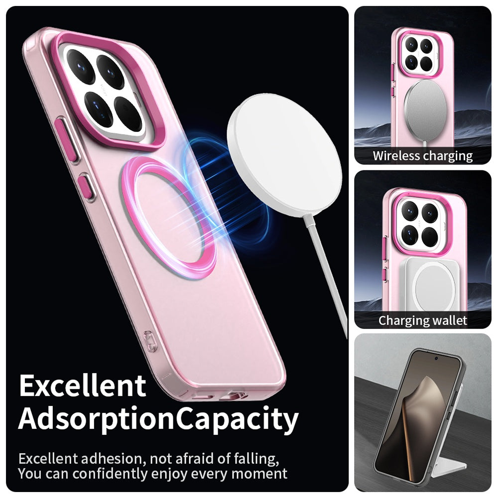 MagSafe-kotelo Xiaomi 15T Prolle, Techsuit, CandyCase, Pinkki